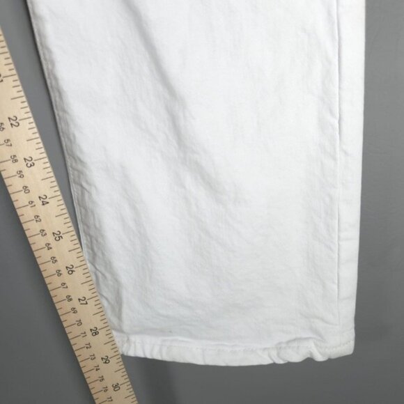 NWT POLO RALPH‎ LAUREN THE VARICK SLIM STRAIGHT Core Replen White Jeans 36X30 - Picture 10 of 16